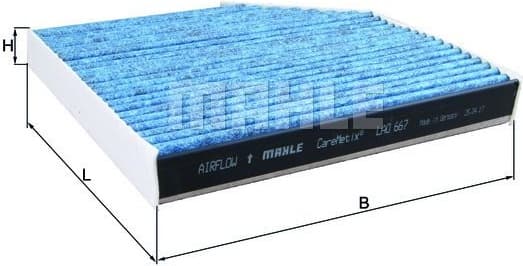 Filter cabin LAO667 - image 3