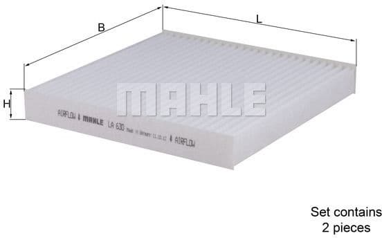 Filter cabin LA630/S - image 3