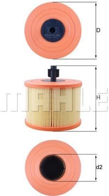 Filter air LX1035 - image 3