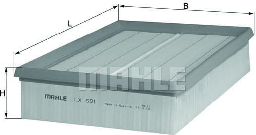 Filter air LX691 - image 3