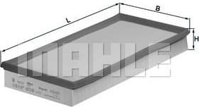 Filter air LX726 - image 3