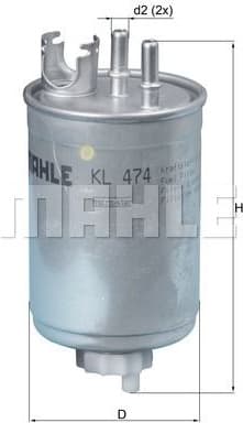 Filter diesel fuel KL474 - image 3