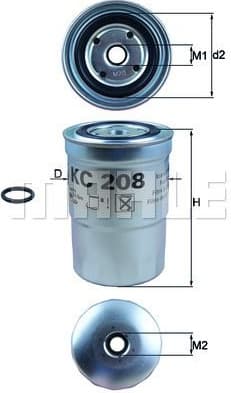 Filter diesel fuel KC208 - image 3