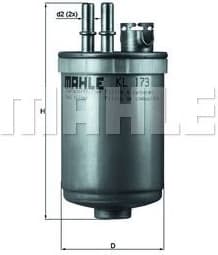 Filter diesel fuel KL173 - image 3