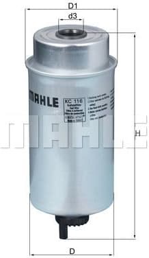 Filter diesel fuel KC116 - image 3