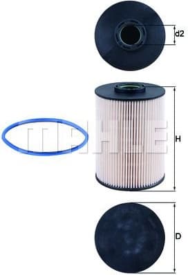 Filter diesel fuel KX211D - image 2