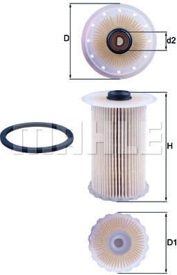 Filter diesel fuel KX229D