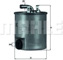 Filter diesel fuel KL174 - image 3