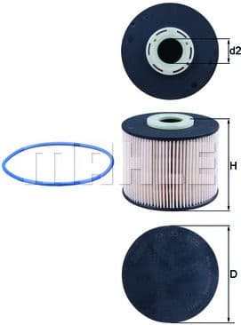 Filter diesel fuel KX331D - image 2