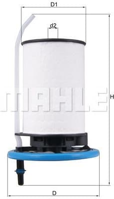 Filter diesel fuel KX398