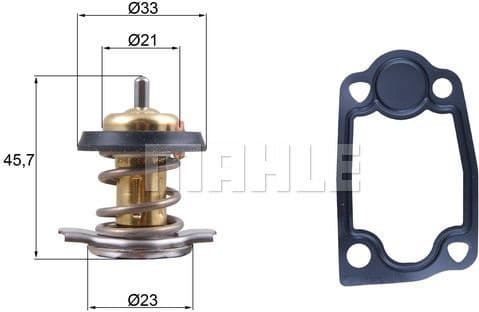 Thermostat, coolant BEHR TX26679D - image 2