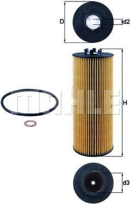Filter oil OX164D - image 2