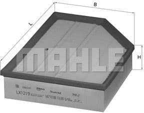 Filter air LX1219 - image 2