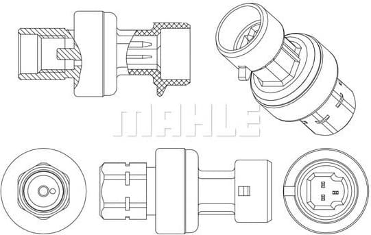 Pressure Switch, air conditioning BEHR *** PREMIUM LINE *** ASE 4 000P - image 4