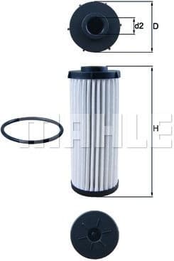 Filter automatic gearbox HX139D - image 3