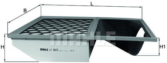 Filter air LX3603 - image 3