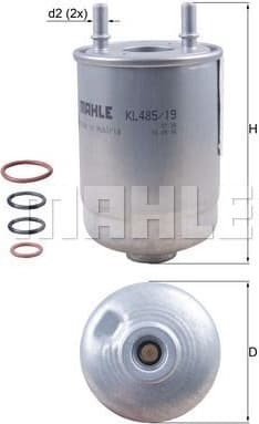 Fuel Filter KL485/19D - image 2