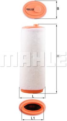 Filter air LX823 - image 2