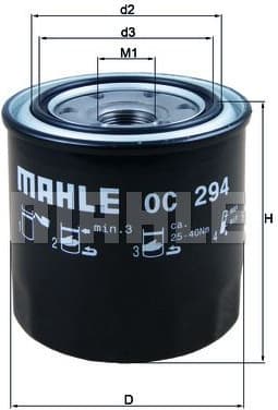 Filter oil OC294 - image 2