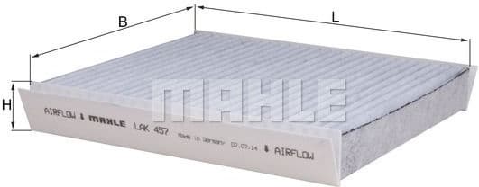 Filter, cabin air LAK457 - image 2