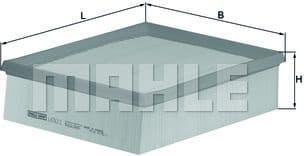 Filter air LX742/2 - image 2