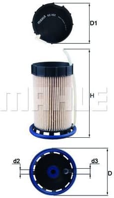 Filter diesel fuel KX492 - image 2