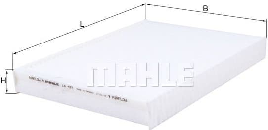 Filter cabin LA437 - image 3