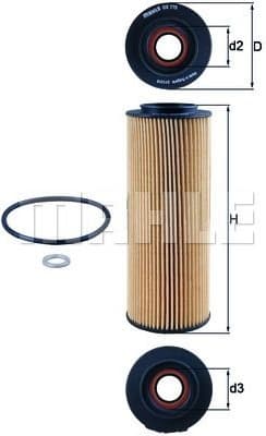 Filter oil OX775D - image 3