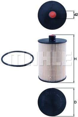Filter diesel fuel KX217D - image 2