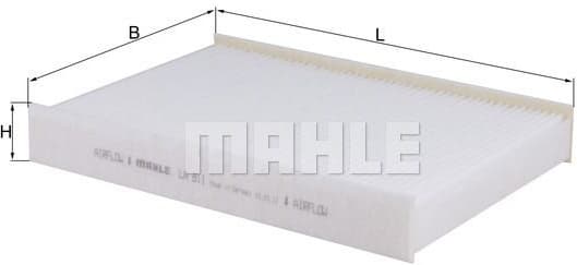 Filter cabin LA811 - image 2