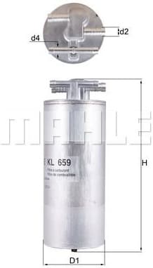 Filter diesel fuel KL659 - image 3