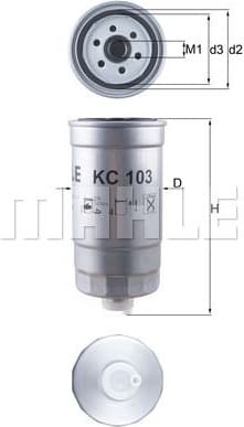 Filter diesel fuel KC103 - image 2