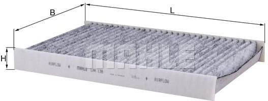 Filter, cabin air LAK138 - image 2