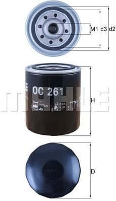 Oil Filter OC261 - image 2