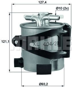 Filter diesel fuel KLH44/25 - image 3