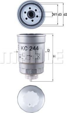 Filter diesel fuel KC244 - image 2