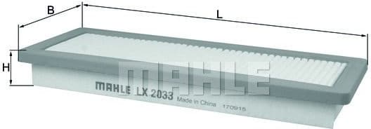 Filter air LX2033 - image 2