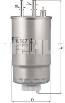 Filter diesel fuel KL567 - image 2