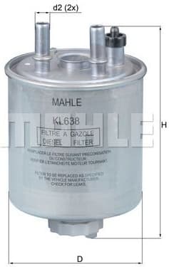 Filter diesel fuel KL638 - image 3