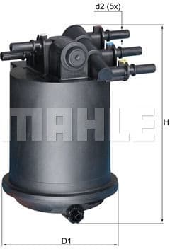 Filter diesel fuel KL414 - image 3