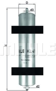 Filter diesel fuel KL478 - image 3
