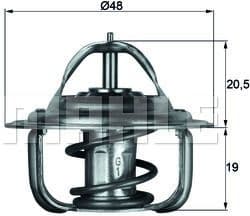Thermostat, coolant BEHR TX192D - image 2
