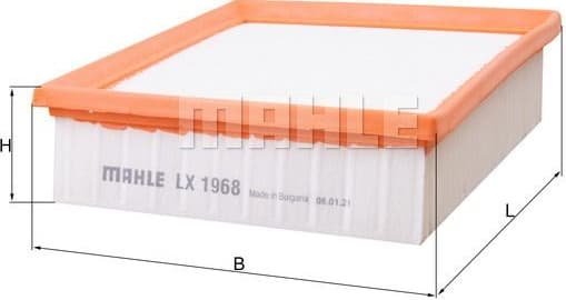 Filter air LX1968 - image 2