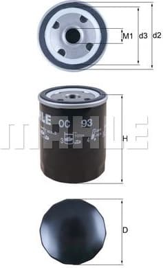 Filter oil OC93 - image 3