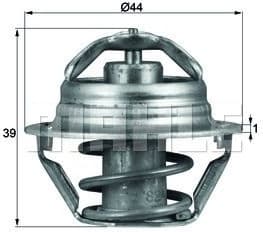 Thermostat, coolant BEHR TX9087D - image 2