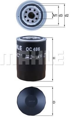 Filter oil OC486 - image 3