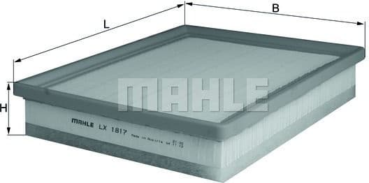 Air Filter LX1817 - image 2