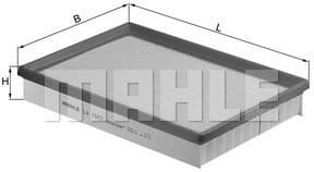 Filter air LX1572 - image 2