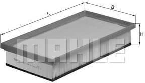 Filter air LX1027 - image 2