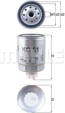 Fuel Filter KC51 - image 2